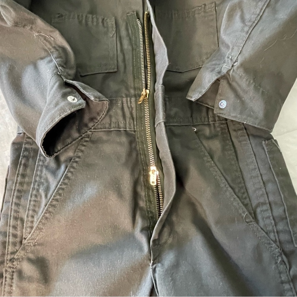 Vintage Key Imperial Kids Mechanic Jumpsuit Coveralls Unlined USA 70s-80s Size 6 - Picture 2 of 11